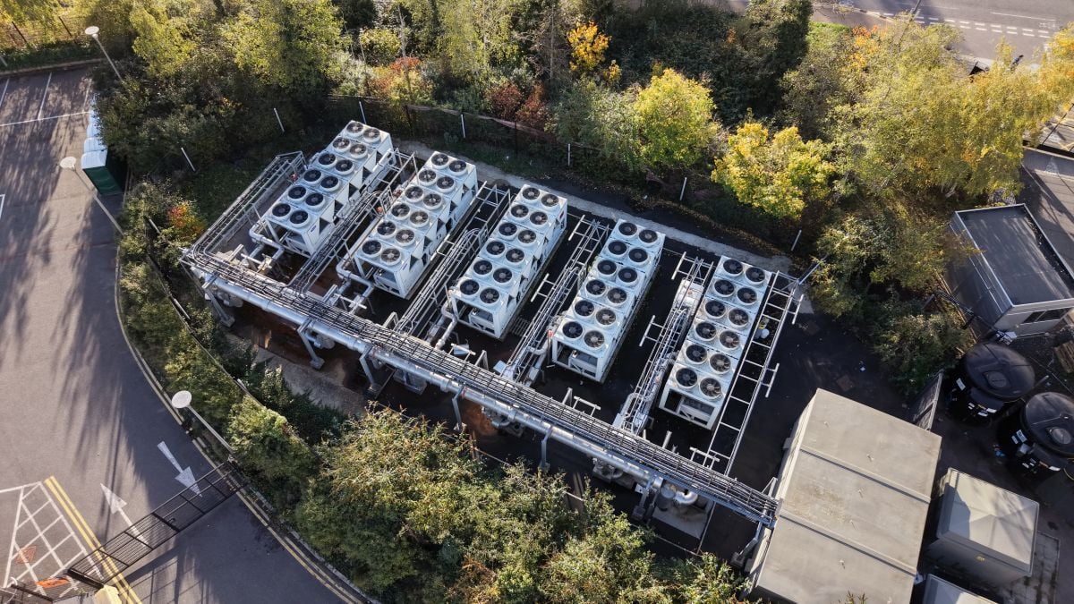 Outdoor Cooling Infrastructure at Industrial Complex