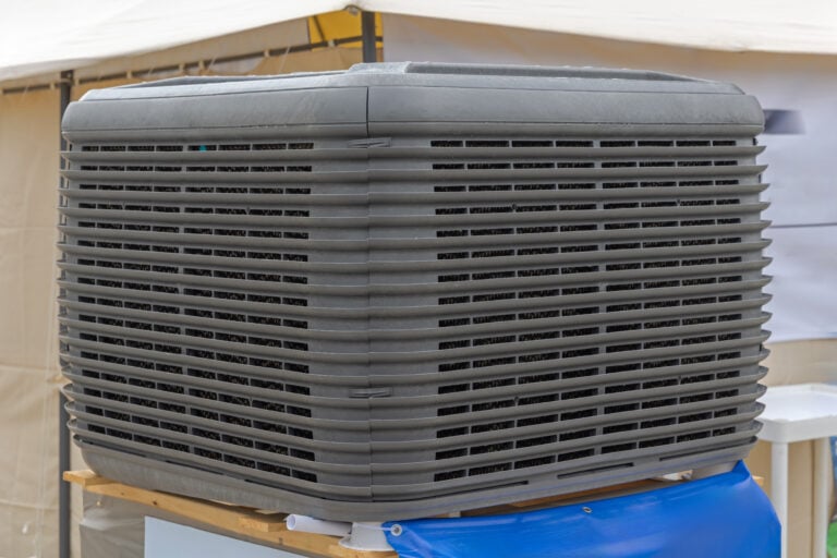 evaporative cooling grey hvac