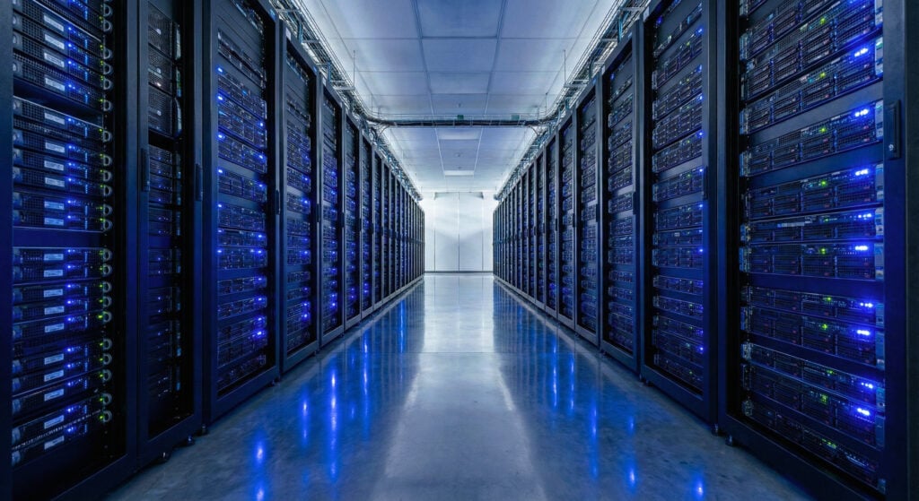 immersion coolinge long hall with electronic devices
